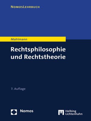 cover image of Rechtsphilosophie und Rechtstheorie